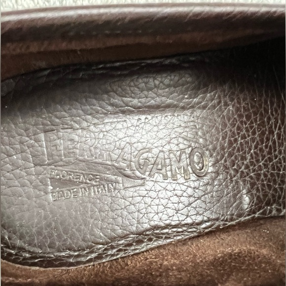 Ferragamo Men’s Parigi Gancini Leather Drivers - Picture 5 of 5